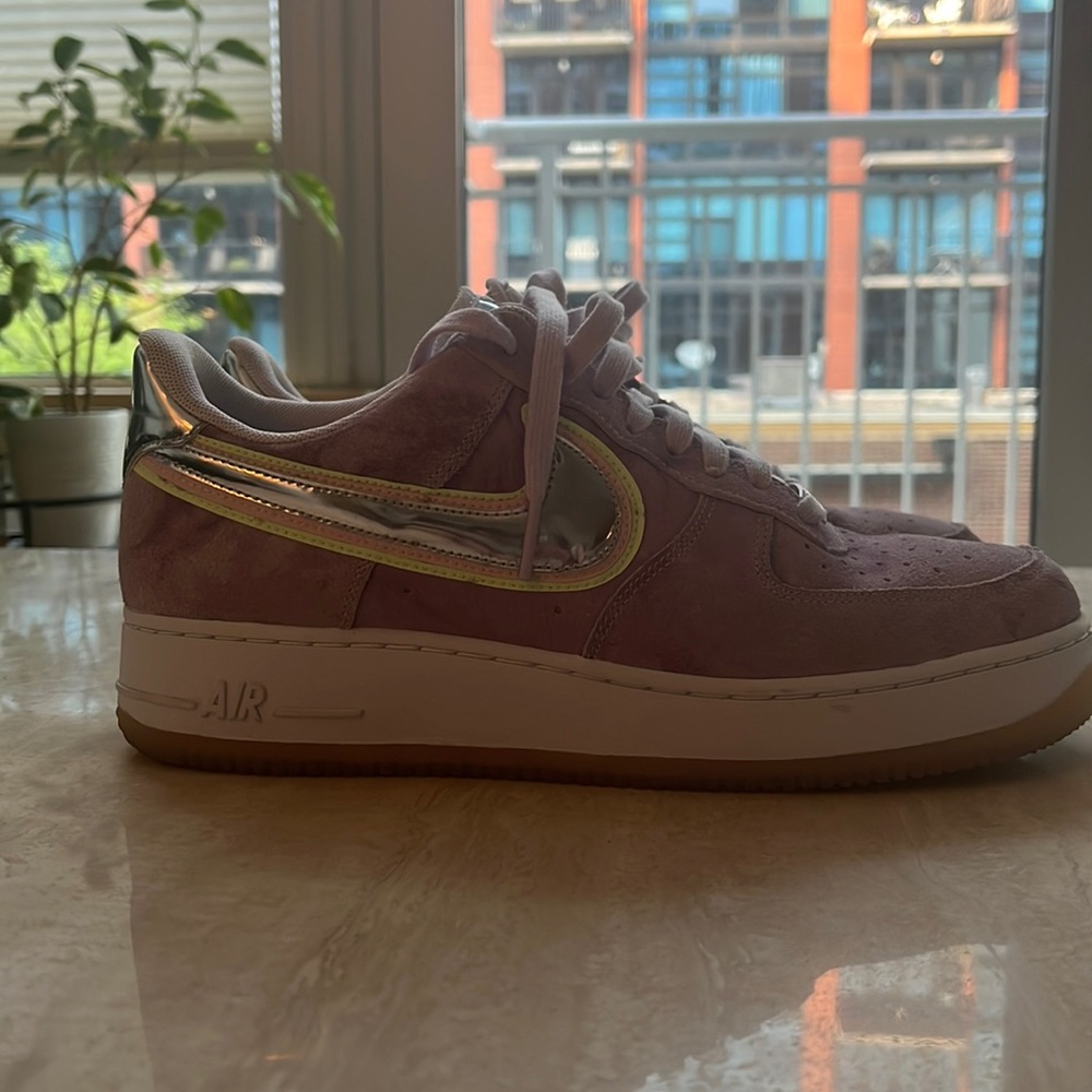 Lilac Air Force 1s